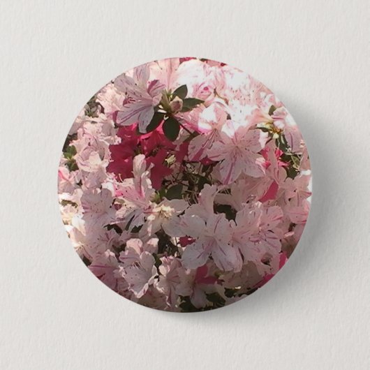 Badge Rond 5 Cm Azalea rose (Devant)