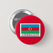Badge Rond 5 Cm Azerbaïdjan (Devant & derrière)