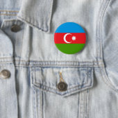 Badge Rond 5 Cm Azerbaïdjan (En situation)