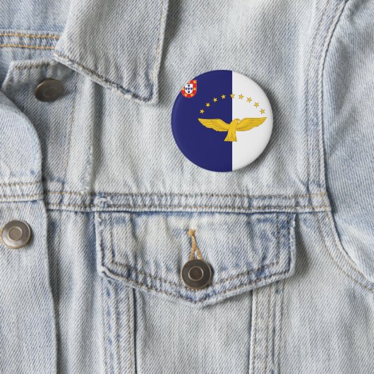 Badge Rond 5 Cm azores (En situation)