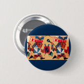 Badge Rond 5 Cm Aztec Aztecs (Devant & derrière)