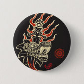 Badge Rond 5 Cm AZTK-Qutzal (Devant)