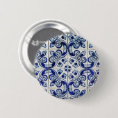 Badge Rond 5 Cm Azulejo (Devant & derrière)