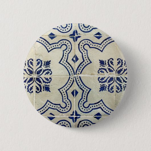 Badge Rond 5 Cm Azulejos (Devant)