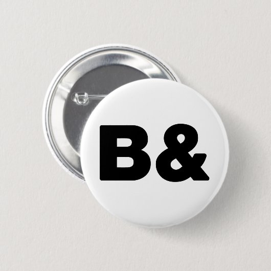 BADGE ROND 5 CM B& (Devant & derrière)