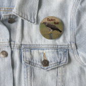 Badge Rond 5 Cm B10 Buse de Swainson (En situation)