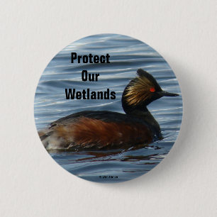 Badge Rond 5 Cm B13 Grebe comblé