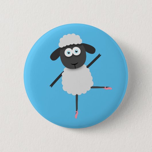Badge Rond 5 Cm Baaa llerina (Devant)