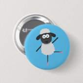 Badge Rond 5 Cm Baaa llerina (Devant & derrière)