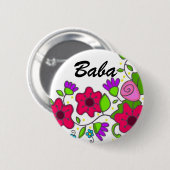 Badge Rond 5 Cm Baba (Devant & derrière)