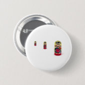 Badge Rond 5 Cm babushka (Devant & derrière)