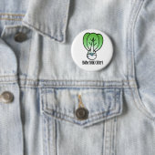 Badge Rond 5 Cm Baby Bok Choy Funny Veggie Pun (En situation)