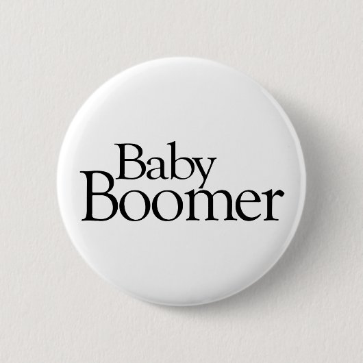 Badge Rond 5 Cm Baby boomer (Devant)