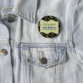Badge Rond 5 Cm Baby Boy - Camo Baby shower à thème (En situation)