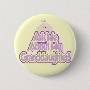 Badge Rond 5 Cm Baby Girl Posez la question sur mes T-shirts de pe