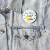 Badge Rond 5 Cm Baby shower (En situation)