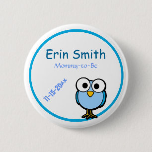 Badge Rond 5 Cm Baby shower