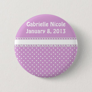 Badge Rond 5 Cm Baby shower dans le rose