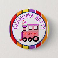 Baby shower de train Choo Choo à être grand-mère