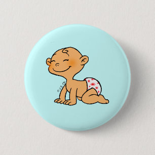 Badge Rond 5 Cm Baby shower (garçon)