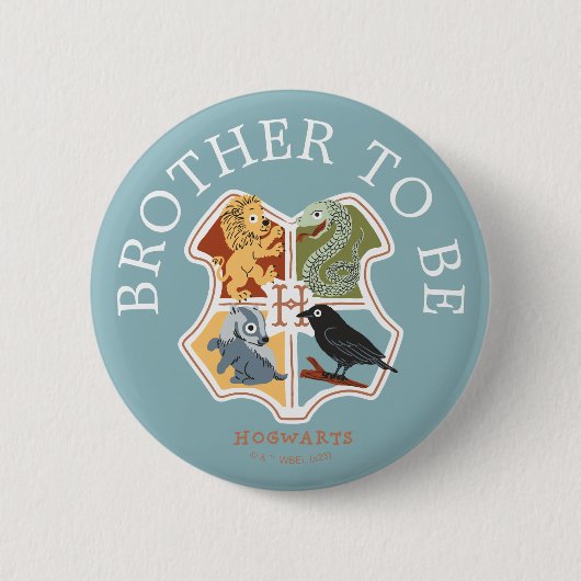 Badge Rond 5 Cm Baby Shower Harry Potter | Futur Frère (Devant)