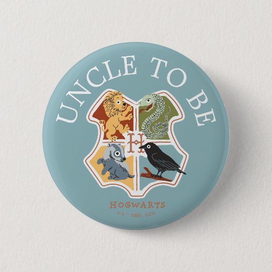 Badge Rond 5 Cm Baby Shower Harry Potter | Futur Oncle (Devant)