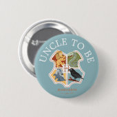 Badge Rond 5 Cm Baby Shower Harry Potter | Futur Oncle (Devant & derrière)