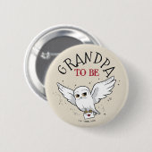 Badge Rond 5 Cm Baby shower Harry Potter | Grand-Père À Être (Devant & derrière)