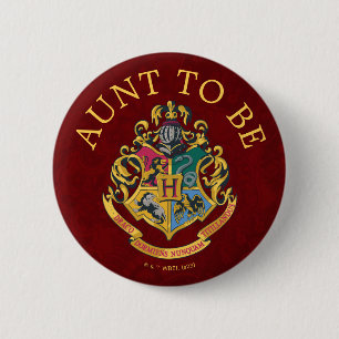 Badge Rond 5 Cm Baby shower Harry Potter Tante À Être