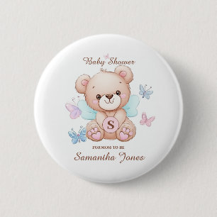Badge Rond 5 Cm Baby shower personnalisé