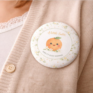 Badge Rond 5 Cm Baby Shower Un Petit Trésor
