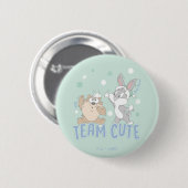 Badge Rond 5 Cm Baby TAZ™ & BUGS BUNNY™ Team Cute (Devant & derrière)