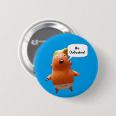 Badge Rond 5 Cm Baby Trump s'exprime (Devant & derrière)