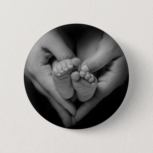 Badge Rond 5 Cm babyfeet (Devant)