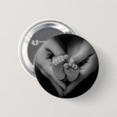 Badge Rond 5 Cm babyfeet (Devant & derrière)