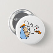 BADGE ROND 5 CM BABYSTORKTWINS (Devant & derrière)