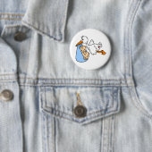 BADGE ROND 5 CM BABYSTORKTWINS (En situation)