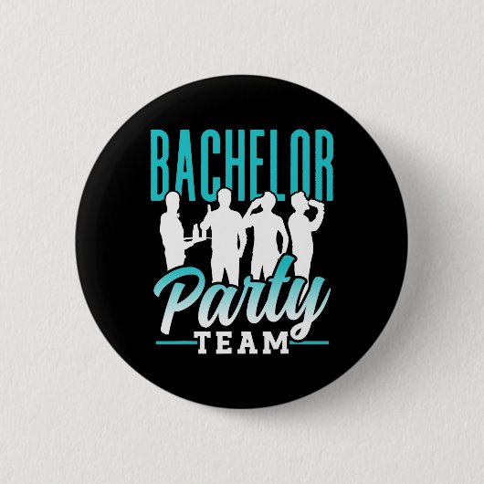 Badge Rond 5 Cm Bachelor Party Team Groom Bride 2 (Devant)
