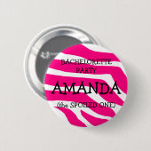 Badge Rond 5 Cm Bachelorette corrompu (Devant & derrière)
