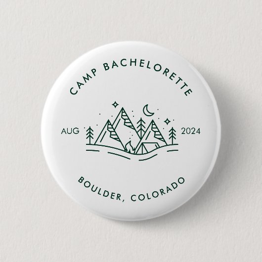 Badge Rond 5 Cm Bachelorette du camp (Devant)