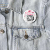 Badge Rond 5 Cm Bachelorette Venmo Code QR Acheter La Mariée Un Ve (En situation)