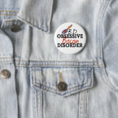 Badge Rond 5 Cm Bacon drôle (En situation)