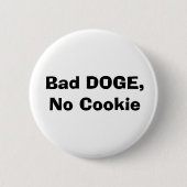 Badge Rond 5 Cm Bad DOGE, pas de biscuit (Devant)