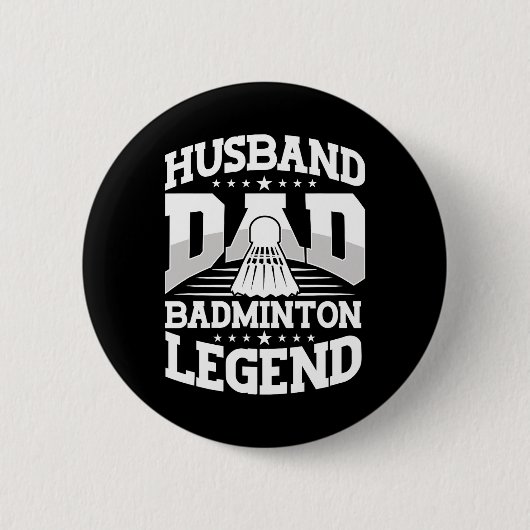 Badge Rond 5 Cm Badminton4 (Devant)