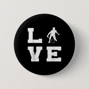 Badge Rond 5 Cm Badminton Womens Mens Badminton Player Shuttle