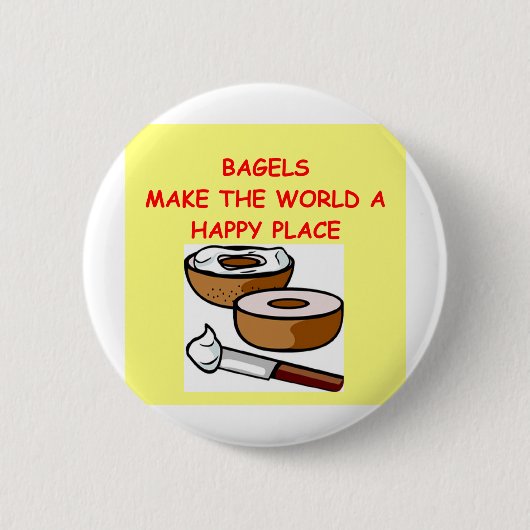 Badge Rond 5 Cm bagels (Devant)