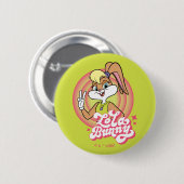 Badge Rond 5 Cm Bagues Lola Retro LOONEY TUNES™ (Devant & derrière)
