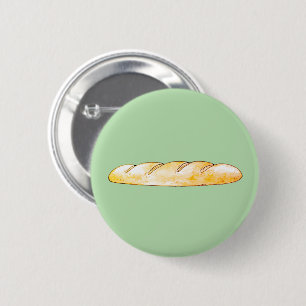 Badge Rond 5 Cm Baguette française