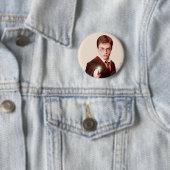 Badge Rond 5 Cm Baguette Harry Potter Points (En situation)
