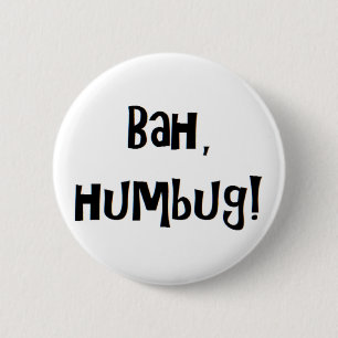 Badge Rond 5 Cm bah humbug